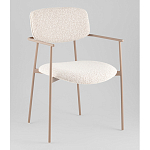 Стул Doe с подклокотниками молочный варинант исполнения - 1 | Loft Concept в Сочи