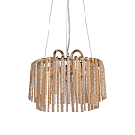 Люстра с подвесными рифлеными стеклянными трубками Nembus варинант исполнения - 1 | Loft Concept в Сочи