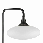 Торшер с белым стеклянным плафоном в форме эллипса Kernel варинант исполнения - 2 | Loft Concept в Сочи