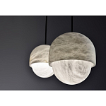 Подвесной светильник светодиодный с плафоном сферической формы Stone Helios варинант исполнения - 3 | Loft Concept в Сочи