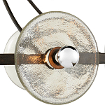 Люстра круглая с литыми стеклянными дисками Olympe Glass Chandelier варинант исполнения - 2 | Loft Concept в Сочи