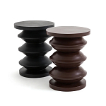 Фигурный приставной столик бордового цвета  AMORPHOUS варинант исполнения - 2 | Loft Concept в Сочи