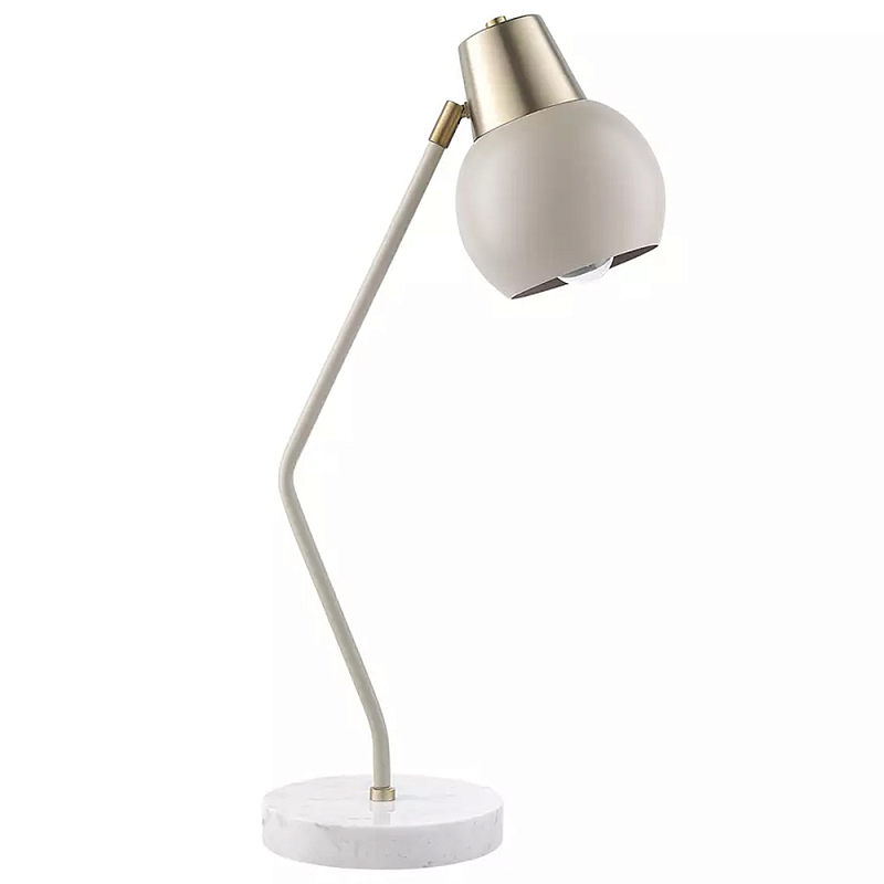 Настольная лампа с регулируемым плафоном Adjustable Lamp Бежевый Сливовый в Сочи | Loft Concept 