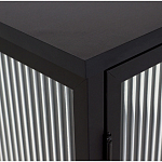 Сервант двухдверный с рифленым стеклом The Keeper варинант исполнения - 3 | Loft Concept в Сочи