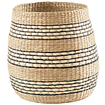 Круглая корзина из плетеного тростника Marjani Wicker Basket варинант исполнения - 1 | Loft Concept в Сочи