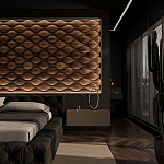 Гипсовая 3D панель с принтографией PM-108 варинант исполнения - 4 | Loft Concept в Сочи