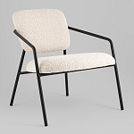 Кресло лаунж Rooney букле белый варинант исполнения - 1 | Loft Concept в Сочи