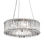 Люстра подвесная круглая с множеством вертикальных прямоугольных кристаллов Kichler варинант исполнения - 1 | Loft Concept в Сочи