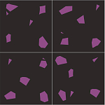 Плитка с узором Осколки варинант исполнения - 3 | Loft Concept в Сочи