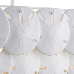 Люстра овальной формы с белыми подвесными элементами White Natural Lines варинант исполнения - 2 | Loft Concept в Сочи