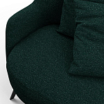 Мебельная ткань Шенилл темно-зеленый цвет 138 см T4-36 варинант исполнения - 12 | Loft Concept в Сочи