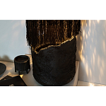 Напольная лампа черная с текстильными элементами "ЯРВИ" варинант исполнения - 7 | Loft Concept в Сочи