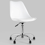 Офисный стул на металлическом основании EGGERY White пластик варинант исполнения - 2 | Loft Concept в Сочи