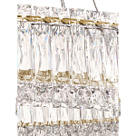 Люстра подвесная круглая из прозрачного хрусталя с золотым корпусом Selfsufficient варинант исполнения - 8 | Loft Concept в Сочи