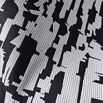 Мебельная ткань Жаккард черно-белый принт 145 см T2-126 варинант исполнения - 3 | Loft Concept в Сочи