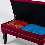 Мягкая банкетка с зоной для хранения Casket Red варинант исполнения - 2 | Loft Concept в Сочи