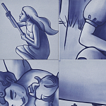 Плитка с рисунком Первый сон варинант исполнения - 3 | Loft Concept в Сочи