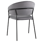 Стул в велюре серого цвета Horizon варинант исполнения - 5 | Loft Concept в Сочи