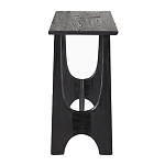 Консоль деревянная чёрная Black Tanner варинант исполнения - 2 | Loft Concept в Сочи