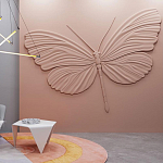 Барельеф BUTTERFLY варинант исполнения - 2 | Loft Concept в Сочи