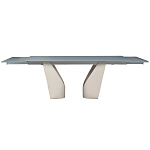 Стол обеденный раскладной со стеклянной столешницей Futuristic Table варинант исполнения - 2 | Loft Concept в Сочи