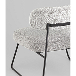 Кресло лаунж Kate букле серый варинант исполнения - 3 | Loft Concept в Сочи