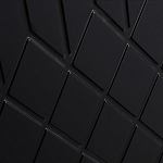 Комод черный округлой формы с рельефным фасадом Black Cut варинант исполнения - 5 | Loft Concept в Сочи