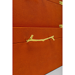 Комплект оранжевых чемоданов Golden Twigs варинант исполнения - 4 | Loft Concept в Сочи