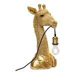 Настольная лампа в детскую Жираф в золотом костюме варинант исполнения - 1 | Loft Concept в Сочи