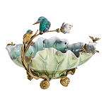 Чаша в виде листка лотоса с птицами Eden Garden варинант исполнения - 4 | Loft Concept в Сочи