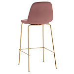 Барный стул на золотистых ножках VENDRAMIN Pink варинант исполнения - 4 | Loft Concept в Сочи
