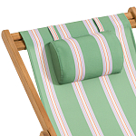 Шезлонг из акации и ткани Venezuela варинант исполнения - 8 | Loft Concept в Сочи