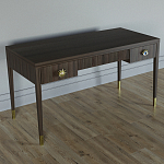 Письменный стол Elsa Dreams Walnut Шпон дерево с двумя ящиками варинант исполнения - 2 | Loft Concept в Сочи