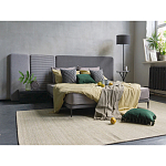 Кровать с большим мягким изголовьем Unity Dark Grey Bed варинант исполнения - 6 | Loft Concept в Сочи