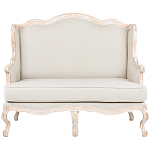 Диван двухместный из массива бука бежевый Solid Luxury варинант исполнения - 1 | Loft Concept в Сочи