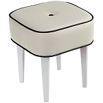 Квадратный мягкий пуф на белых ножках Winton Pouf Square варинант исполнения - 21 | Loft Concept в Сочи
