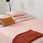 Постельное белье розового цвета с рисунком 150х200 см Blossom Essence варинант исполнения - 5 | Loft Concept в Сочи