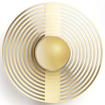 Бра в виде металлического диска Amadis Gold Wall Lamp варинант исполнения - 3 | Loft Concept в Сочи