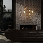 Гипсовая 3D панель с принтографией PM-47 варинант исполнения - 1 | Loft Concept в Сочи