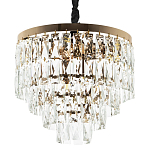 Люстра с прямоугольными хрустальными подвесками Lunet Crystal Rectangulars Chandelier 6 варинант исполнения - 1 | Loft Concept в Сочи