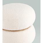 Пуф Полли S тедди белый варинант исполнения - 3 | Loft Concept в Сочи