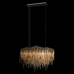 Люстра подвесная с металлическими цепочками и изогнутыми металлическими дугами 72 см Atlantis Chain варинант исполнения - 3 | Loft Concept в Сочи