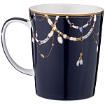 Кружка из фарфора синяя с изображением лошади 400 мл Porcelain Horse Set варинант исполнения - 1 | Loft Concept в Сочи