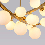 Люстра подвесная фигурная с белыми лампами в форме шара Felicitat варинант исполнения - 3 | Loft Concept в Сочи