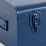 Металлический сундук Metal Dark Blue варинант исполнения - 4 | Loft Concept в Сочи