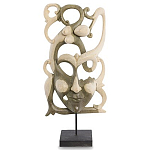 Маска ручной работы деревянная резная Mask Divorces варинант исполнения - 1 | Loft Concept в Сочи