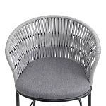 Стул барный с декоративным плетением на спинке и подлокотниках Chair Weave варинант исполнения - 5 | Loft Concept в Сочи