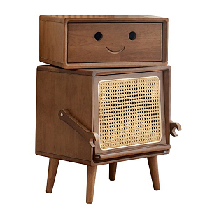 Тумбочка прикроватная деревянная Робот Robot Desk