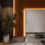 Гипсовая 3D Панель M-43 варинант исполнения - 1 | Loft Concept в Сочи