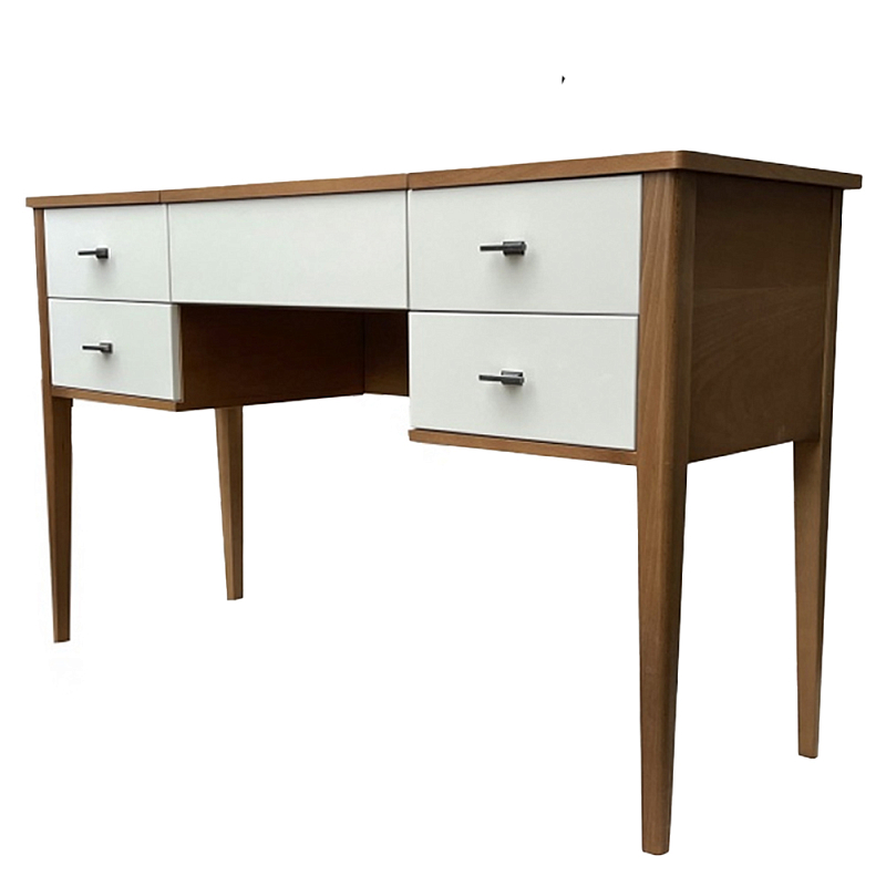 Стол письменный из массива бука Tasteful Furniture Table Коричневый Слоновая кость  в Сочи | Loft Concept 